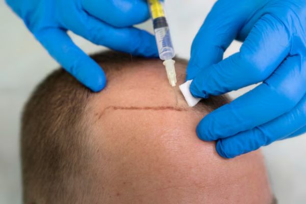 hair transplantation in the crown