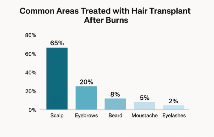 Common Areas Treated with Hair Transplant After Burns .